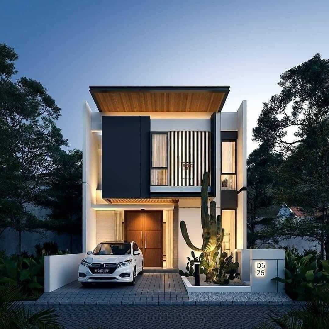 طراحی نمای مدرن برای ویلا